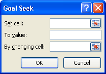 Excel Goal Seek Window Excel Goal Seek Window