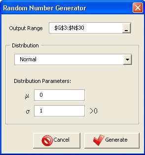 Toolbar. Monte Carlo Simulation